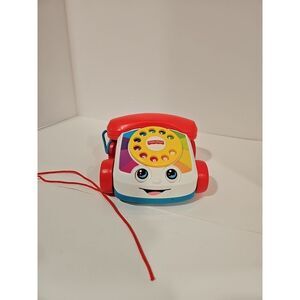 Fisher Price Phone Kids Toy With Pull String Rope Education Fun Play
